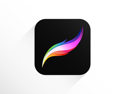 Iconic Procreate Playoff app icon design gradient icon design illustraion logo design modern playoff procreate