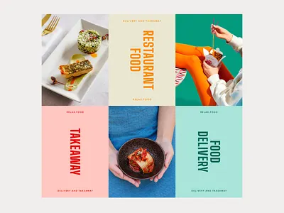 Relax.Food brand design brand identity branding delivery food graphic design identity design takeaway