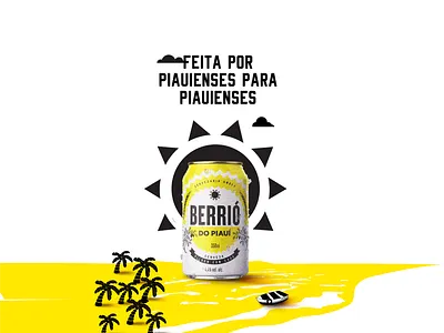 Berrio do Piaui Ambev Poster beer branding identity logo logotype package poster type typography vector