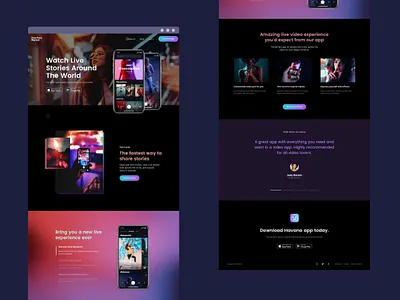 Landing page UI design app website figma landing design landing page design sketchapp ui design ui kit ui ux design webdesign website concept website design 应用 应用界面 设计