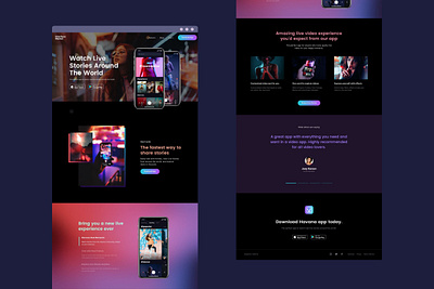 Landing page UI design app website figma landing design landing page design sketchapp ui design ui kit ui ux design webdesign website concept website design 应用 应用界面 设计