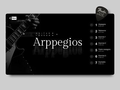 Guitar Class class ead guitar interface typography ui