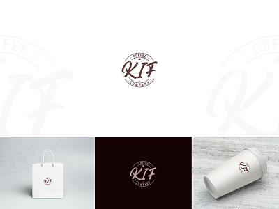 KIF Logo brand design brand identity branding cafe logo coffee company logo coffee logo coffeeshope design dribble flat logo logo design logodesign logos logotype minimalist logo modern logo product design typogaphy