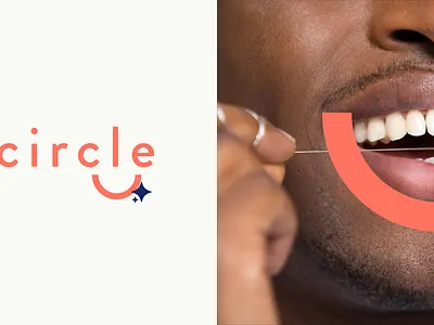 Circle Dental Branding ad ad design ads branding dental design graphic design health illustration marketing ui