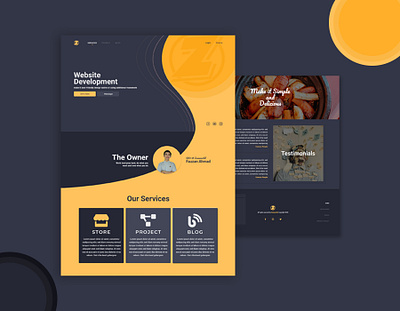 Z Landing Page Website ui ui ux design ui design uidesign wave web