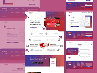 Aramex - Freight Forwarding Service Website android app app design aramex courier app courier couriers courier service design design app figma figma design figmadesign ui ui design ui ux uiux userinterface web website website concept website design