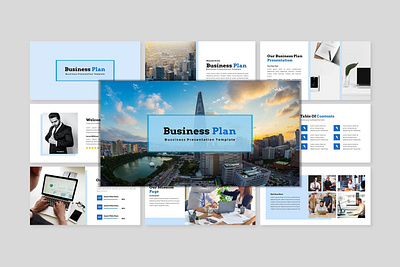 Business Plan - Creative Business Plan PowerPoint Template advertisement advertisements corporate ecommerce enterpreneur infographics design mockup powerpoint presentation powerpoint template presentation