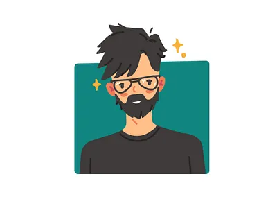 hello! issa new me xD avatar boy branding character design covid19 ecommerce logo potrait ui vector