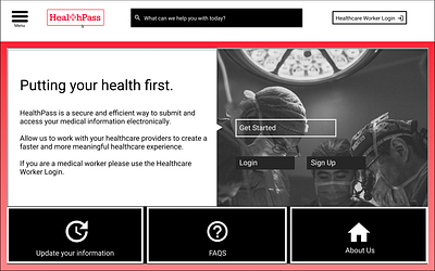 Healthcare website UI design animation app design minimal ui