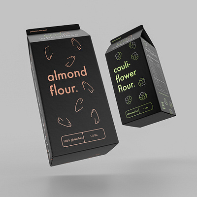 Wheatless Flour Packaging 3d art art direction austin texas branding design illustration illustrator logo package design packaging texas state typography