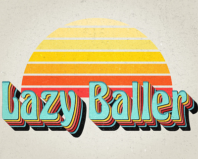 I will amazing 70s vintage and retro text logo 70s 70s text effect 70sdesign branding fiverr design illustration logo design typography