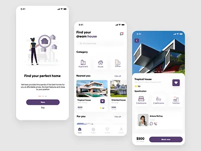 Rent house app app design apple branding design house houserent icon illustration ios logo logo logodesign mockup rent ui uiux ux