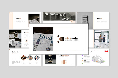 Financial Report - Creative Business PowerPoint Template advertisement advertisements business corporate corporate design ecommerce enterpreneur enterprise multipurpose template powerpoint presentation powerpoint template