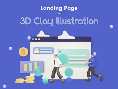 3D clay illustration branding design designer e commerce icon illustration logo redesign typography ui