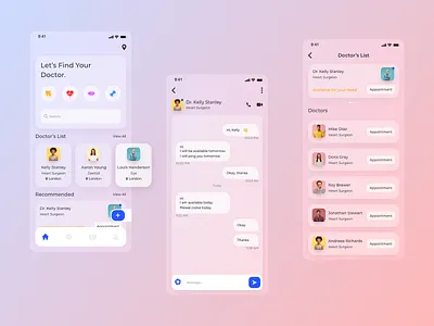 Doctor App app app design app ui application appointment booking design doctor doctor app doctor appointment