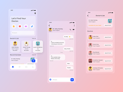 Doctor App app app design app ui application appointment booking design doctor doctor app doctor appointment