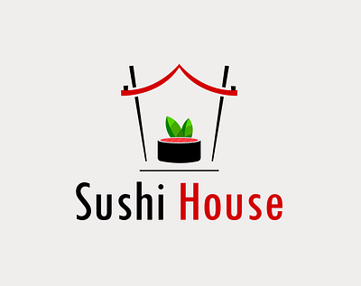 Sushi House app art branding design digital art figma icon inkscape logo ui vector vector art