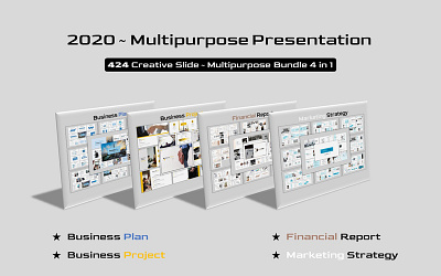 Multipurpose Bundle - Creative Business PowerPoint Template advertisement corporate corporate design ecommerce enterpreneur enterprise marketing marketing agency powerpoint presentation powerpoint template presentation