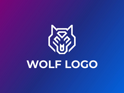 wolf logo adobe xd animation app branding design flat graphic graphic design hire hire logo designer hireme logo logofolio logos morden simple vector vectorart