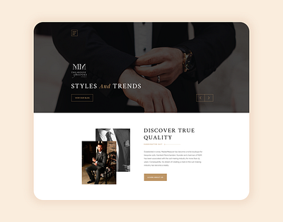 Website Design - Clothing design minimal designs minimalist ui design ui ux design user interface design webdesign website design