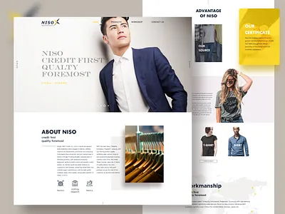 Corporate Website business corporate fashion design