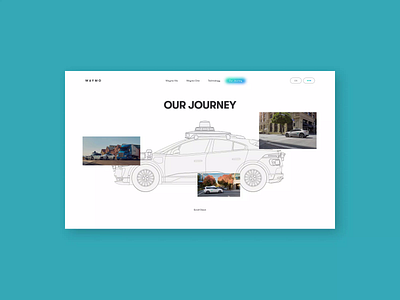 Waymo app branding design minimal photoshop typography ui ux web website