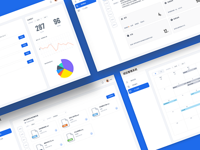 Project Management System dashboard dashboard ui web