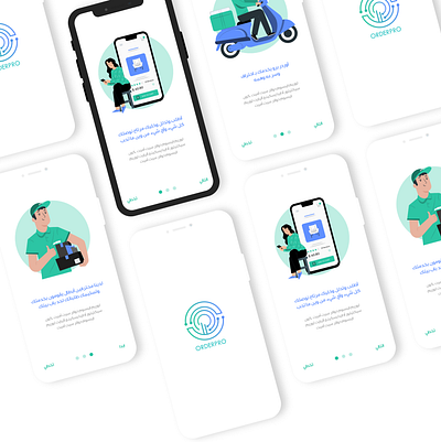 OrderPro adobe android app delivery design global illustration ios learn mobile order search ui uidesign uiux xd