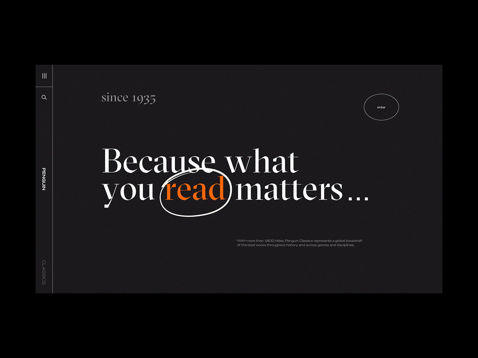 Penguin Modern Classics bookshop commerce design penguin books ui web