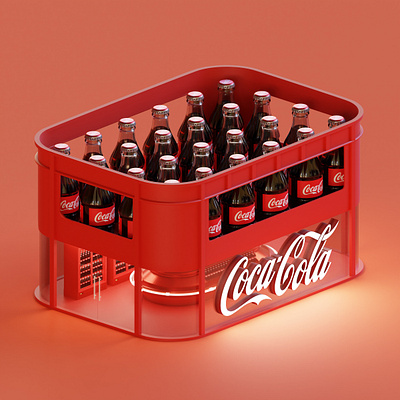 Coca - Cola Store 3d blender blender3d coca coca cola illustration isometric lowpoly store