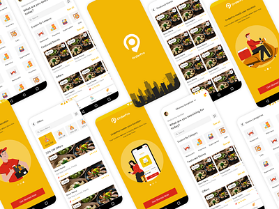 ORDERPRO android app delivery design global ios mobile ui uidesign uiux xd