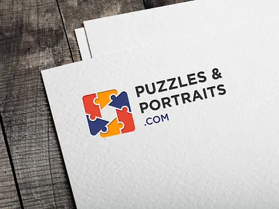 Logo design project for Photography Website concept design graphicdesign logo photography portrait puzzle videography