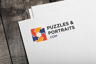 Logo design project for Photography Website concept design graphicdesign logo photography portrait puzzle videography