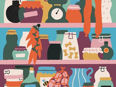 Pitch illustration detail food foodillustration foodillustrator illustration organized pitch