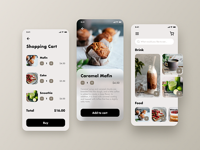 Daily UI 043 - Food / Drink Menu app daily 100 challenge daily ui dailyui dailyui043 drink menu food drink menu food menu ios product design ui ui design ui ux uidaily uidesign uidesigner uiux user interface userinterface ux