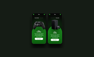 Xbox- mobile (concept) concept design mobile mobile ui ui ux web webdesign xbox