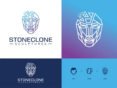 stoneclone branding logo logo design logodesign sculpting sculpture sculptures