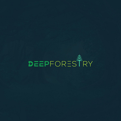 Deep Forestry logo design brand design brand identity branding branding concept branding design business logo clean deep forestry icon identity identity branding identity design logo logo design logodesign logotype minimal typography