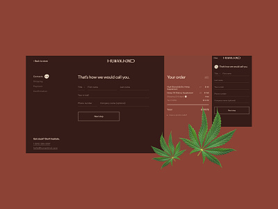 Human Kind — Checkout Flow checkout ecommerce payment shipping ui ux