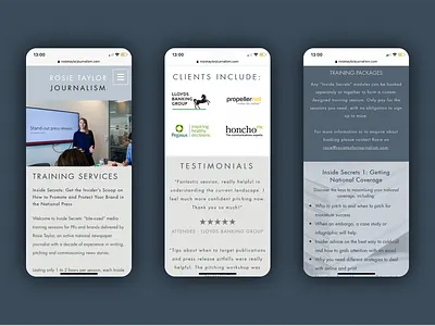 Responsive Website Design dark pallete dark website design mobile first mobile led repsonsive repsonsive website design response website testimonials user experience design user interface design