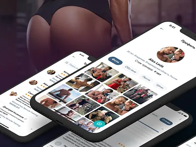 Fitness Online (iOS & Android). App Redesign android design fitness fitness app interface ios sport ui workout