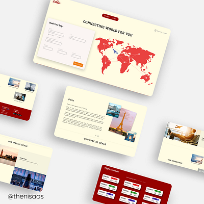 In Air Flights Web Design design ui uiinspirations userinterface ux web webdesign website