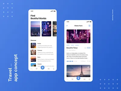 Travel App - Excursion search service app booking booking app excursions lifestyle mobile app mobile design service tourism travel travel agency travel app traveling trip trip planner