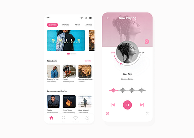 Music App dailyuichallenge music app music player ui design