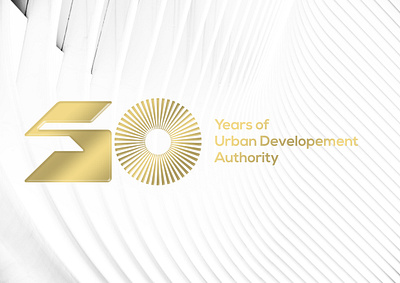 Urban Development Authority's 50th Anniversary Logo branding logo logomark