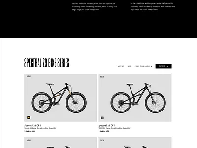 Henry's Bike Shop Concept adobe photoshop bike black blackandwhite ecommerce figma minimalist modern product