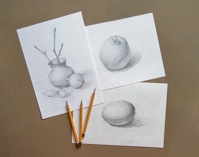 Outline egg food freehand drawing hatch illustration onion pencil quick sketch shading training sketch subjects vegetables