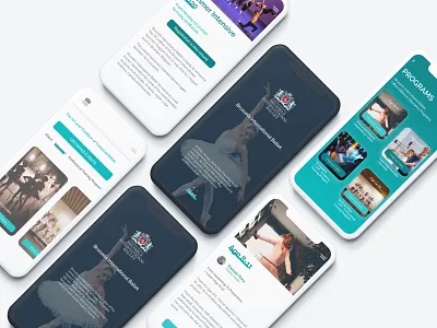 Brussels International Ballet Mobile App UI Kit (unofficial) balltet design design system iphone iphone11pro mockup ui design ui kit uidesign uxui uxuidesign