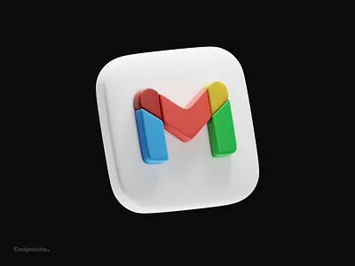 Clayio - set of 3d icons for your iPhone | #1 Google Gmail 3d 3d animation animation app apple branding design gmail google icon icon design iconography icons icons design icons pack iconset ios iphone render