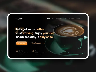 Don't forget to drink coffee branding design graphic design icon minimal typography ui ux web website